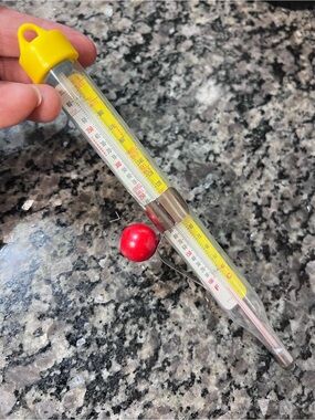 Deep Fry Candy Jelly Cooking Thermometer Vintage